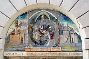 Birth of Saint Francis, Oratory of San Francesco Piccolino, Assisi, Italy photo