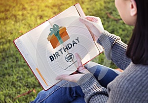 Birthday Anniversary Celebration Happiness Gift Present Concept