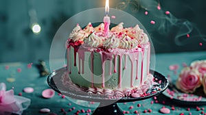 The Birthday Cake Candle.AI generated image
