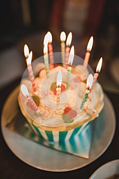 Birthday Cake with Candles