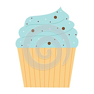 Birthday Cake Cartoon Illustration