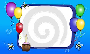Birthday card or invitation card design