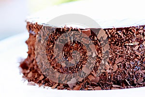 Birthday chocolate cake