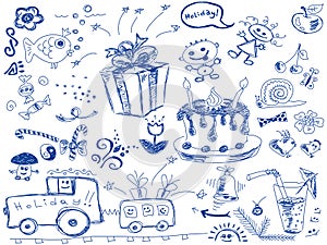 Birthday doodles