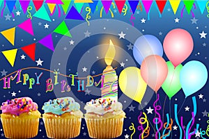 Birthday greeting card