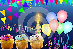 Birthday greeting card