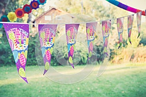 Birthday party decoration