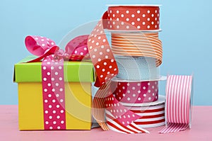 Birthday or special occasion gift wrapping.