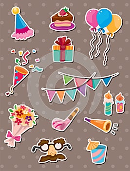 Birthday stickers