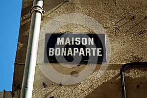 The birthplace of Napoleon Bonaparte