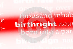 birthright photo