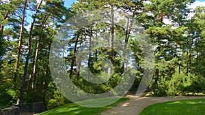 Biruta Park in Palanga. One of the oldest and most popular botanical gardens in Europe and Lithuania has nautral coastal