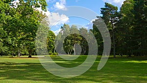 Biruta Park in Palanga. One of the oldest and most popular botanical gardens in Europe and Lithuania has nautral coastal