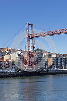 Biscay Conveyor Suspension Bridge in the Basque Country photo