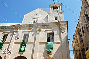Bisceglie Cathedral with Saints patrons feast, Apulia