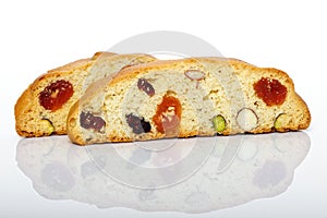 Biscotti with fruits