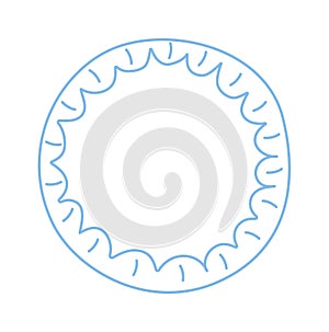 Biscuit Badge Outline Emblem