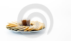 biscuit with pineapple jam