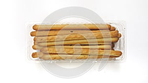 Biscuit Sticks  on White