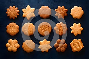 Biscuit variety, a crunchy assortment for every taste preference