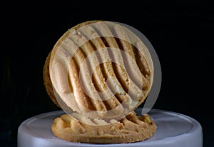 Biscuits with dark background 1