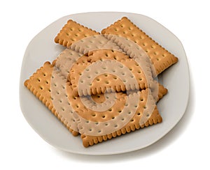 Biscuits group on a plate
