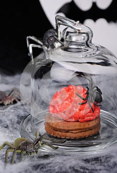 Biscuits with marzipan in form of the brain