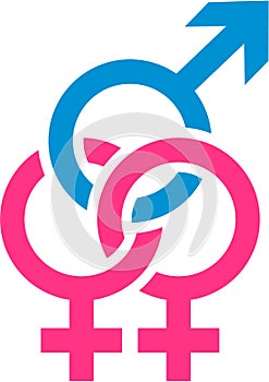 Bisexuality icon photo