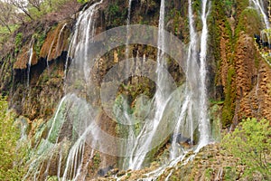 Bisheh waterfall. Iran