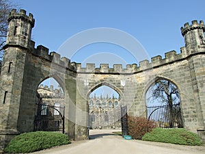 Bishop Auckland Castle from the Gates