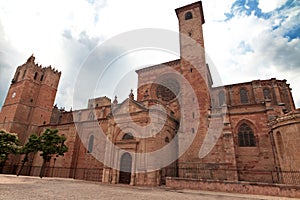 Bishops Castle Siguenza. Castillo de los Obispos de SigÃÂ¼enza.Guadalajara province, Castilla-La Mancha, Spain photo