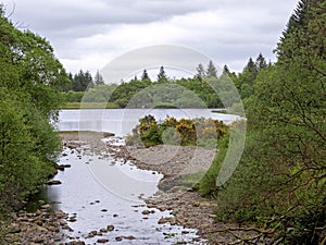 Bishops Glen Reservoir in Dunoon, Argyll, Scotland