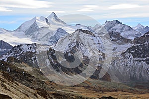 Bishorn and Weisshorn photo