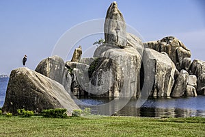 The scenic Bismarck rocks in Mwanza. photo