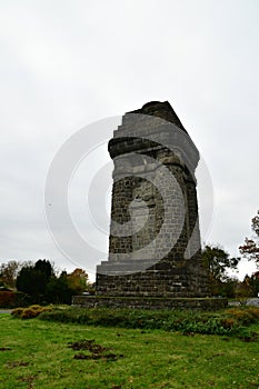 Bismarck tower Hanau germany ancient statue hessen