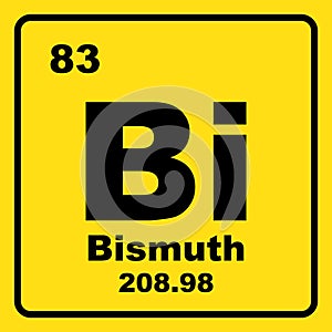 Bismuth chemistry icon