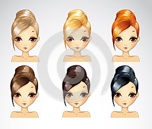 Bisness Smooth Hairstyle Set