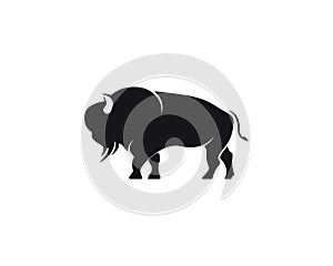 Bison logo icon vector template