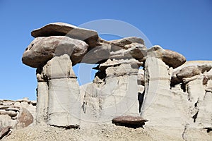 Bisti badlands, De-na-zin wilderness area, New Mexico