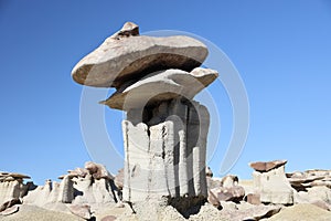 Bisti badlands, De-na-zin wilderness area, New Mexico