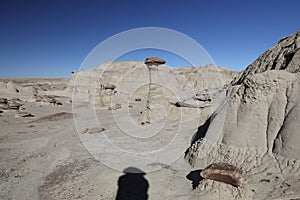 Bisti badlands, De-na-zin wilderness area, New Mexico