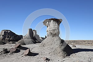 Bisti badlands, De-na-zin wilderness area, New Mexico