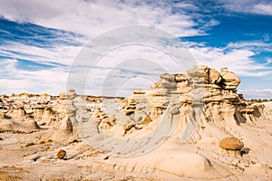 Bisti Badlands, New Mexico, USA Rock Formations