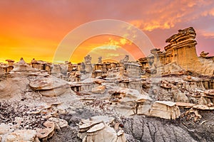 Bisti/De-Na-Zin Wilderness, New Mexico, USA