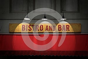 Bistro sign photo