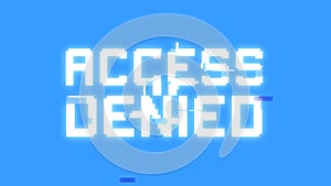 Bit glitch access denied