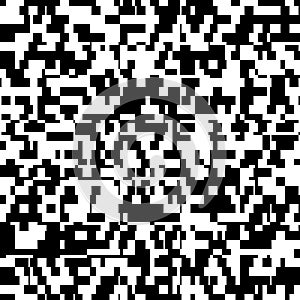 8 bit Row Pixel Background, Network Big Data Transmission