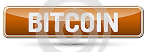 BITCOIN - Abstract beautiful button with text.