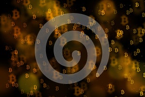 Bitcoin background, BTC