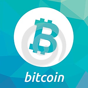 Bitcoin blockchain criptocurrency logo